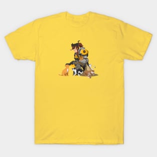 Brigitte and her Cats T-Shirt